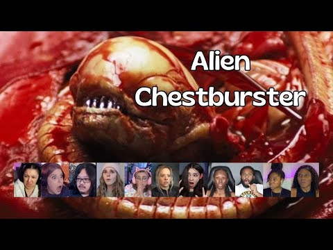 First Time Reacting to the Iconic Chestburster Scene | Alien (1979)