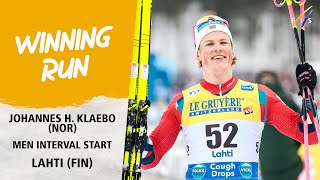 Klaebo put on a show in Lahti Interval race | FIS Cross Country World Cup 23-24