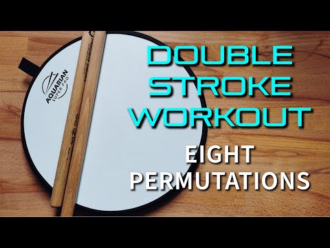 Double Stroke Roll Practice Pad Workout For Drummers | 15 STAGES | Build Speed And Vocabulary