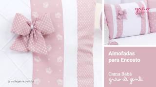 Kit Cama Babá Nobreza Rosa Antigo | Ref: 61195