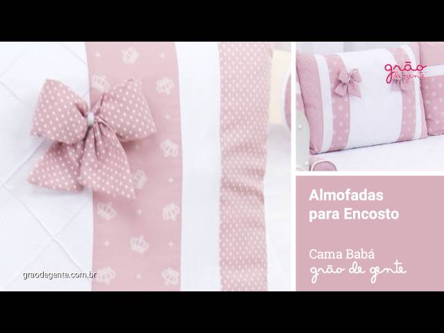 Kit Cama Babá Nobreza Rosa Antigo | Ref: 61195