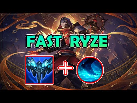 RYZE at 500 Movement Speed is TOO FAST - Season 12 Ryze Build
