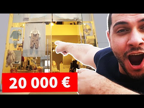 J'ai investi 20 000 € dans un magasin de vêtements