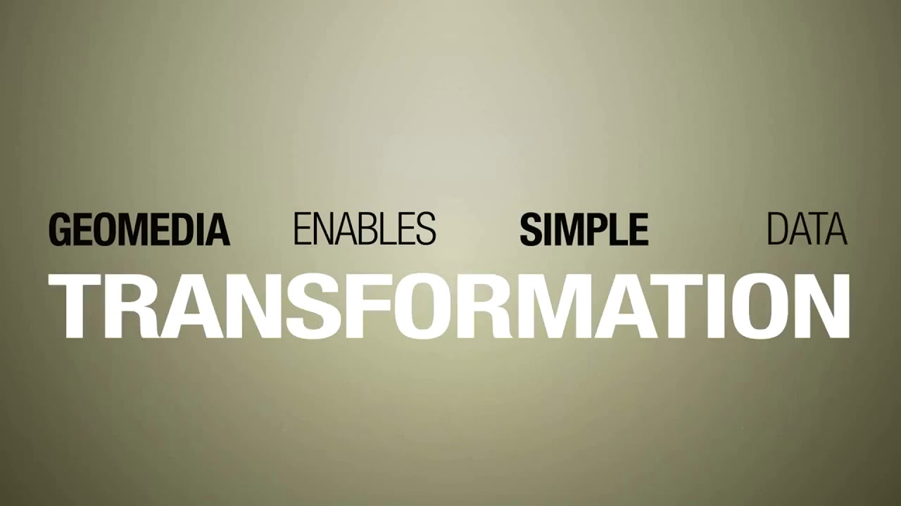 GeoMedia Overview