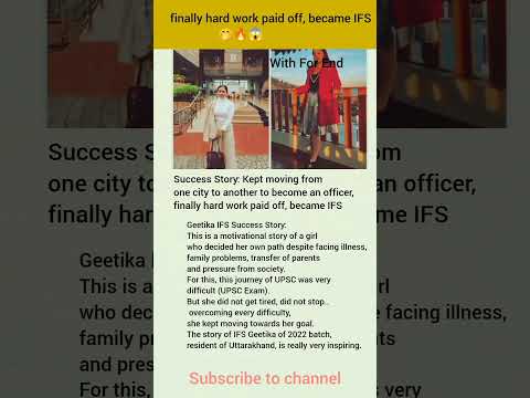 Finally hard work paid off, became IFS #lifelessons #quotes