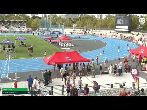 Boys U10 400m Timed Final 1: 2022/23 State Track and Field Championships