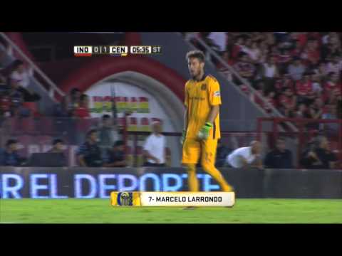 Gol de Larrondo. Independiente 0 - Rosario Central 1. Fecha 3. Primera División 2016.