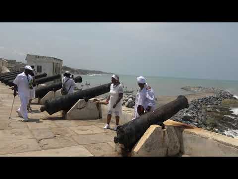 Cannons at Cape Coast African Holocaust Dungeons - Ghana May 2021 Repatriation & Investment Tour