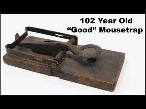 This 102 Year Old "GOOD" Trap is Great At Catching Rodents. Mousetrap Monday