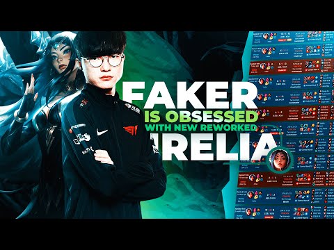 FAKER is OBSESSED with REWORKED IRELIA *200CS at 17 MINUTES??*