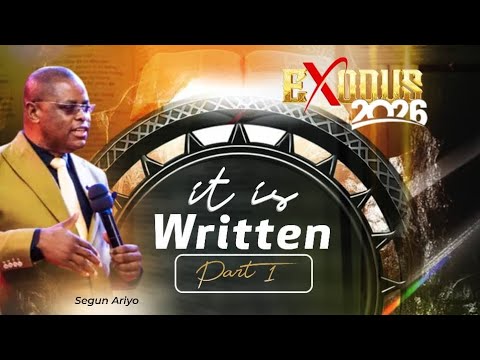 It is Written (Part 1) || #SegunAriyo