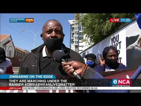 Zim activists march from Johannesburg to Union Buildings