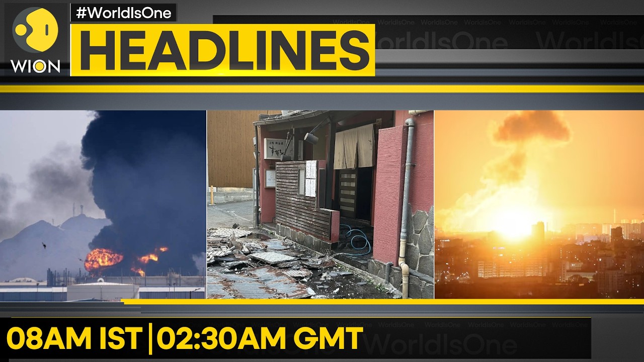 Explosions In Southern Iran As US Strikes Again | Russia Fires Missiles, Drones Across Ukraine |WION