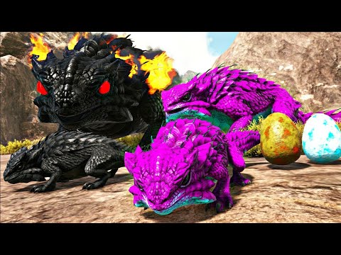The Celestials Tried to Steal the Power of the Black Lava Dragon! Dinosaur Ark Survival Evolved