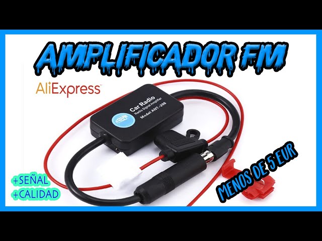 Vídeo relacionado con Antena de coche con amplificador universal de 12 V, antena FM AM DAB con cable de 300 cm, amplificador de antena para coche con adaptador DIN y filtro de ruido MMIC, antena de disco para coche, camión
