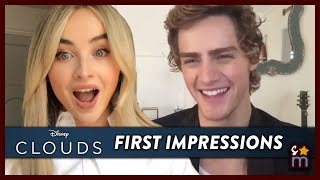 Sabrina Carpenter & Fin Argus Reveal First Impressions & Talk CLOUDS | Exclusive Interview video