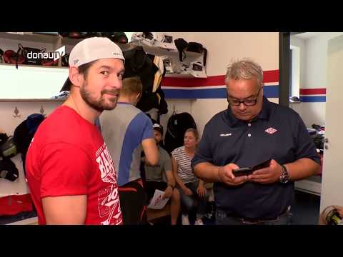 Muskeln, Schweiß und Eishockey – Fitnesstest beim Deggendorfer SC!