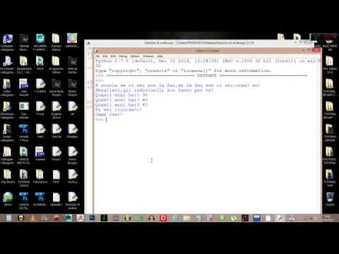 Tutorial Python le basi lezione 9