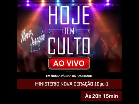 Culto ao vivo hoje às 20h15