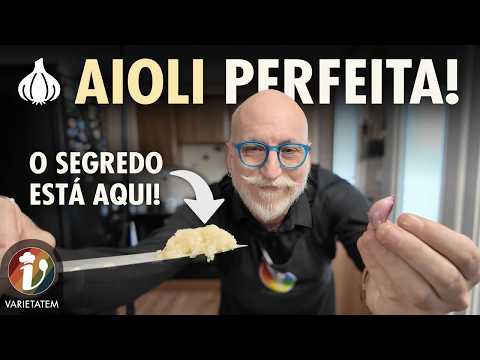 🇪🇸 🇫🇷 O Segredo do Aioli Perfeito (Não é Só Maionese com Alho)