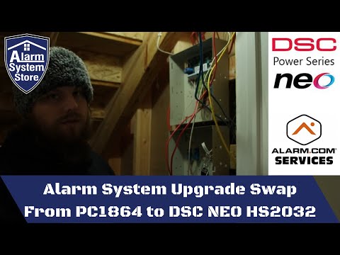 Alarm system upgrade swap - From DSC Power Series PC1864 to DSC NEO HS2032