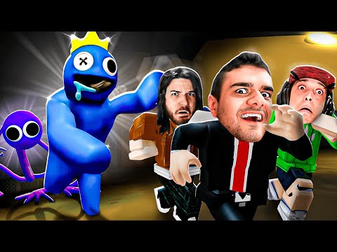 RAINBOW FRIENDS É MAIS ASSUSTADOR DO QUE EU PENSEI! c/ Jazzghost e Spok Gameplays Engraçadas Roblox