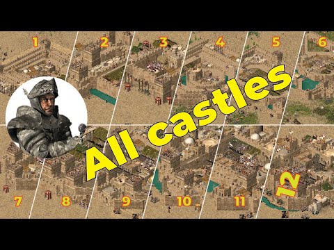 🐺🏰 All wolf castles | Stronghold crusader
