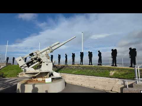 STANDING WITH GIANTS NOTHE FORT WEYMOUTH UK