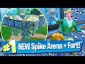 NEW Spiky Stadium + Legendary Port-A-Fortress Grenades Gameplay - Fortnite Battle Royale NEW Spiky Stadium + Legendary Port-A-Fortress Grenades Gameplay - Fortnite Battle Royale