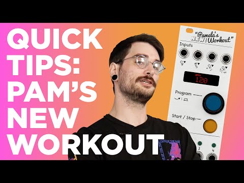 Quick Eurorack Tips : Pamela's New Workout as a Gate Sequencer : Euclidean Mode HACKED!