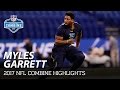 Myles Garrett Texas A M DL 2017 NFL Combine Highlights