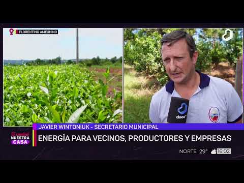 #TUCIUDADNUESTRACASA: energía para vecinos, productores y empresas de Florentino Ameghino