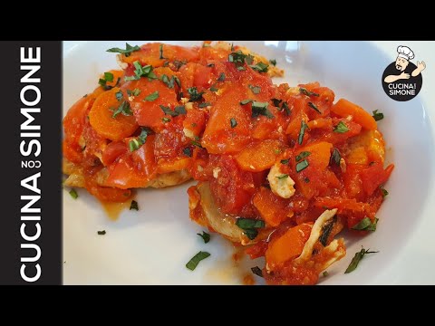 *Ricette Salutari* - Pollo con i peperoni con un solo cucchiaino d'olio extravergine 😱