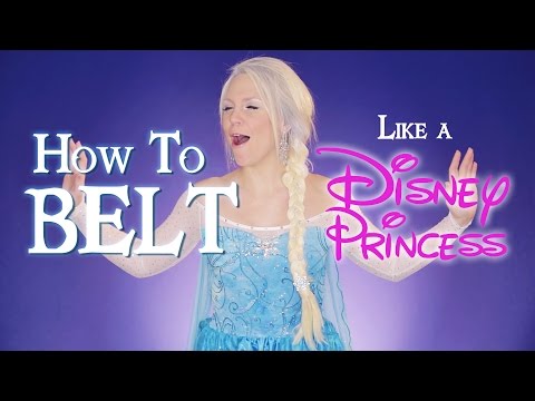 How to Belt Like a Disney Princess (How to Sing the Evolution of the Disney Princess) Evynne Hollens