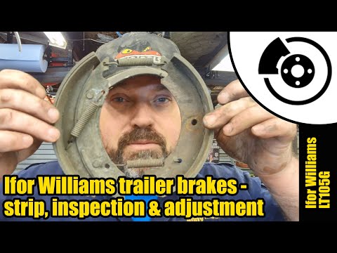 Ifor Williams brake adjustment & repairs #1350