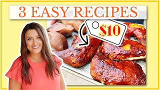 EASY SUMMER COOKING | 🍗CHICKEN & SWEET POTATOES WITH MAPLE CINNAMON BUTTER | CookCleanAndRepeat