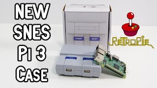 NEW RetroPie Super Nintendo Raspberry Pi 3 Case - Power & Reset Buttons SNES Style
