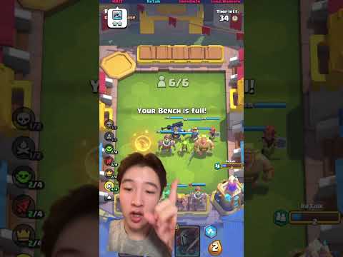 TOP 3 COMPS IN MERGE TACTICS! #mergetactics #clashroyale #shorts