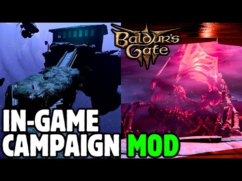 Amazing CUSTOM CAMPAIGN MOD in the Baldur's Gate 3 Mod Manager!?