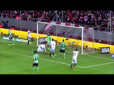 Sevilla vs  Valencia 2 0 Gol Mbia Jornada 14 2013 2014   AllGoalsLFP