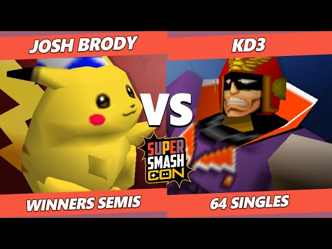 SSC Fall Fest SSB64 Winners Semis - Josh Brody (Pikachu) Vs. KD3 (Captain Falcon)
