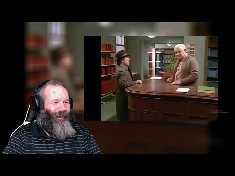 American Reacts to The Two Ronnies - The Confusing Library