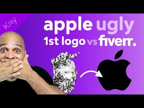 Apple First Logo (UGLY) vs Fiverr | Web Design Wisdom