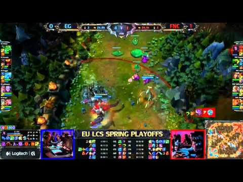 sOAZ amazing escape (EG vs Fnatic) [EU LCS playoffs]