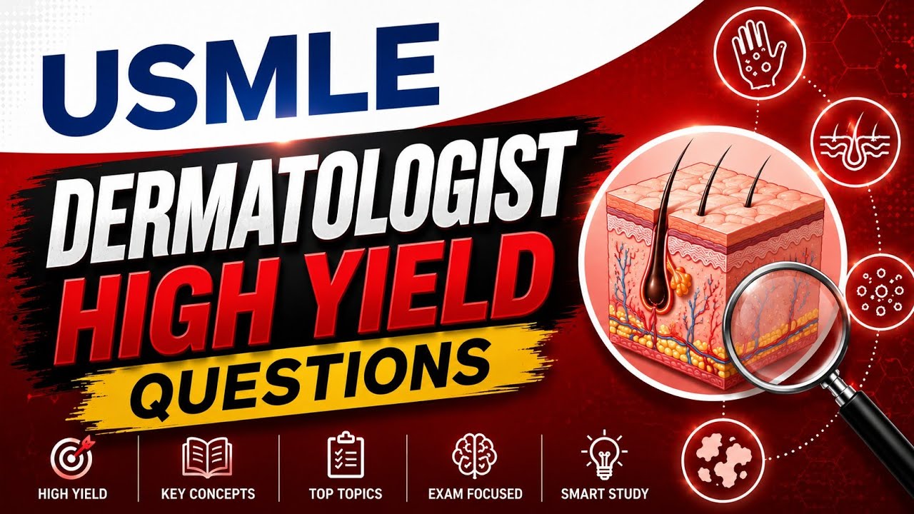 Dermatology للـ STEP 1 بشكل مختلف ✨ | A Smarter Review