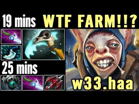 w33 Meepo Monster Micro Farmer 19 Min Hex + Blink + Defusal Dota 2
