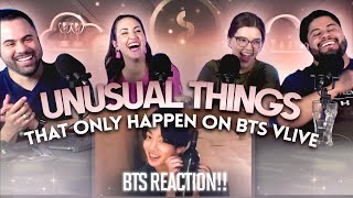 BTS "Unusual things that only happen on a bts vlive" Reaction - This was great 😂🤣 | Couples React
