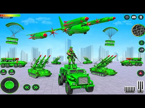 Army Vehicles Transport Truck Cargo Plane Simulator | Android iOS Gameplay
