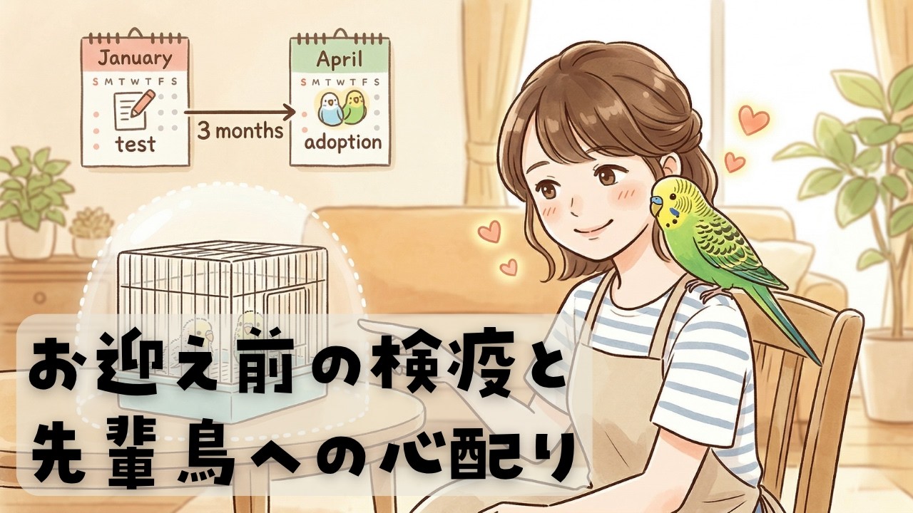 【お悩み相談】お迎え前の検疫と先輩鳥への「愛のある心配り」(EP.166)