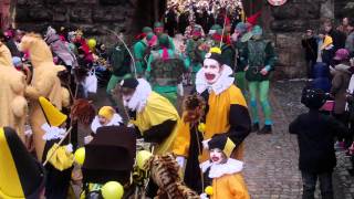 preview picture of video 'Rottweil Fasnetsonntag 2012'